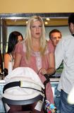 Tori Spelling with baby in Hollywood